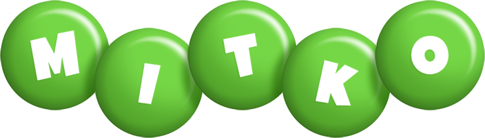 Mitko candy-green logo