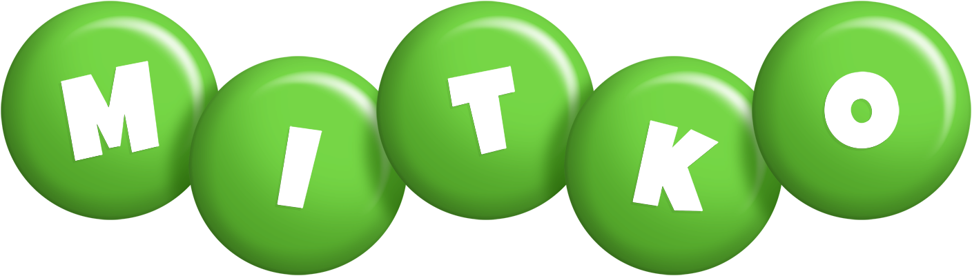 Mitko candy-green logo