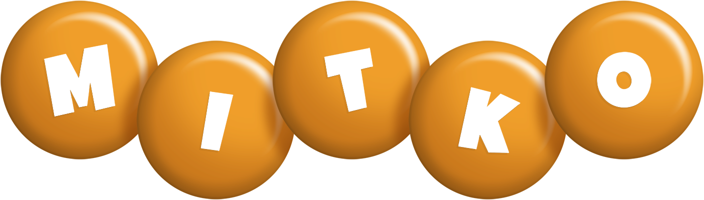 Mitko candy-orange logo
