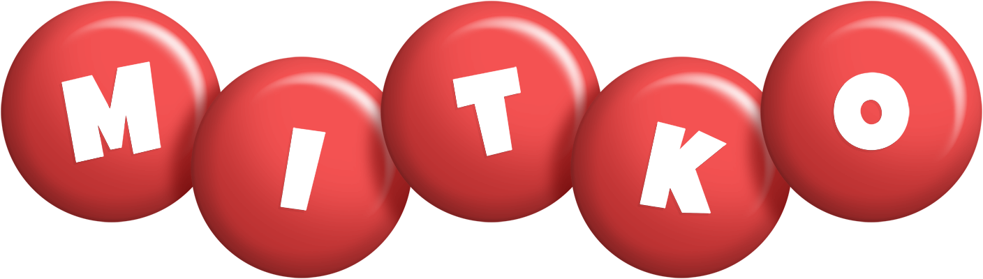 Mitko candy-red logo
