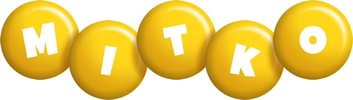 Mitko candy-yellow logo