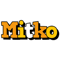 Mitko cartoon logo