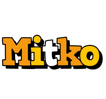 Mitko cartoon logo