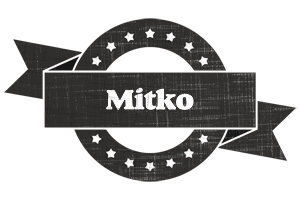 Mitko grunge logo