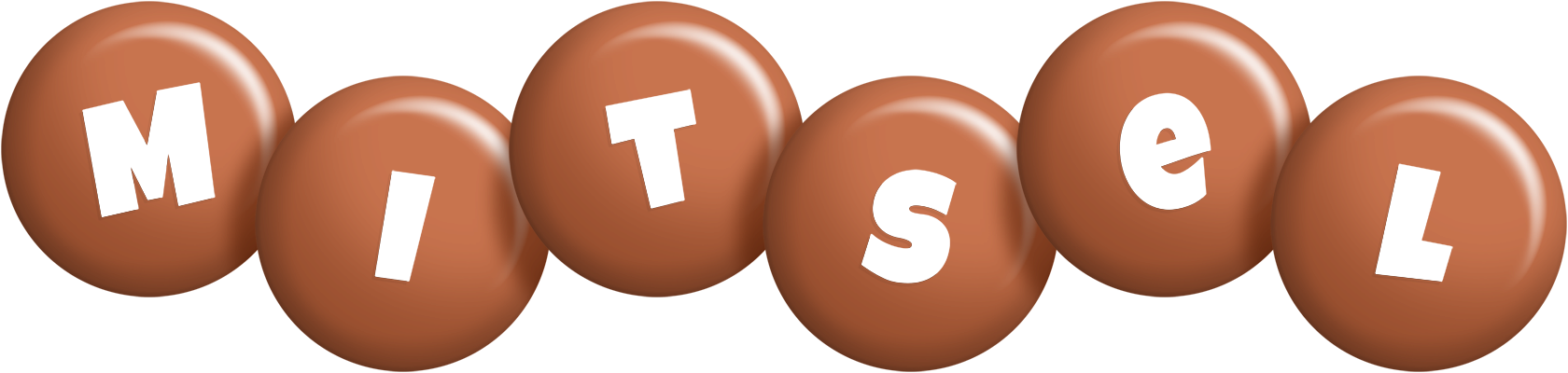 Mitsel candy-brown logo
