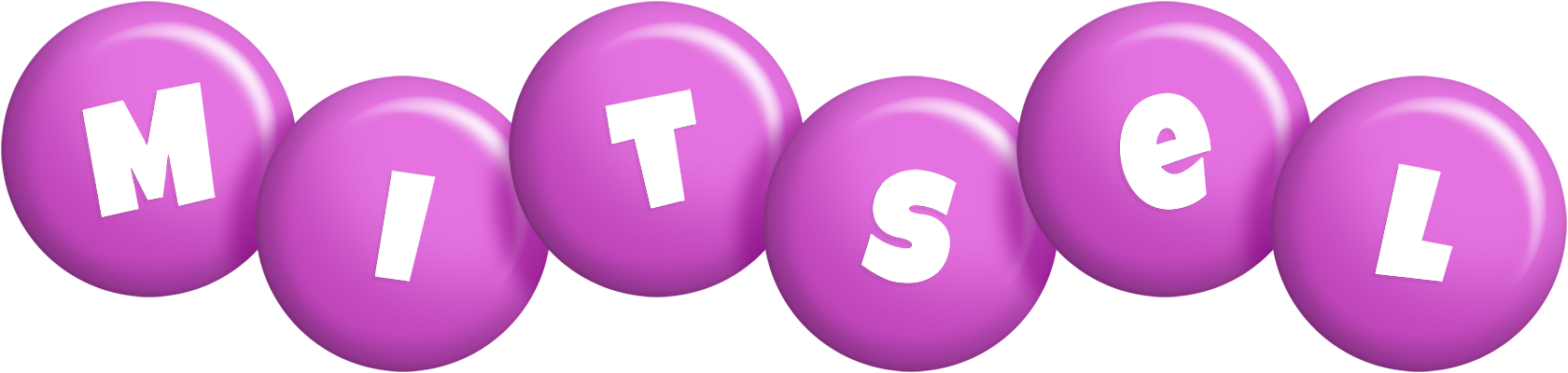 Mitsel candy-purple logo