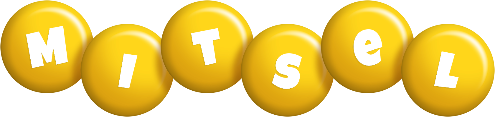 Mitsel candy-yellow logo
