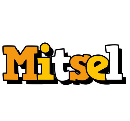 Mitsel cartoon logo
