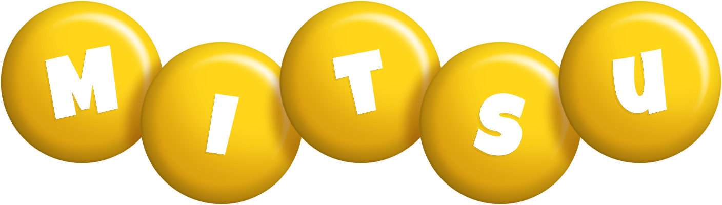 Mitsu candy-yellow logo