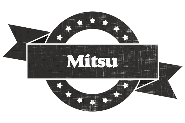 Mitsu grunge logo
