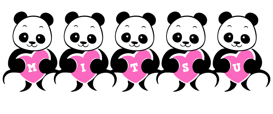 Mitsu love-panda logo