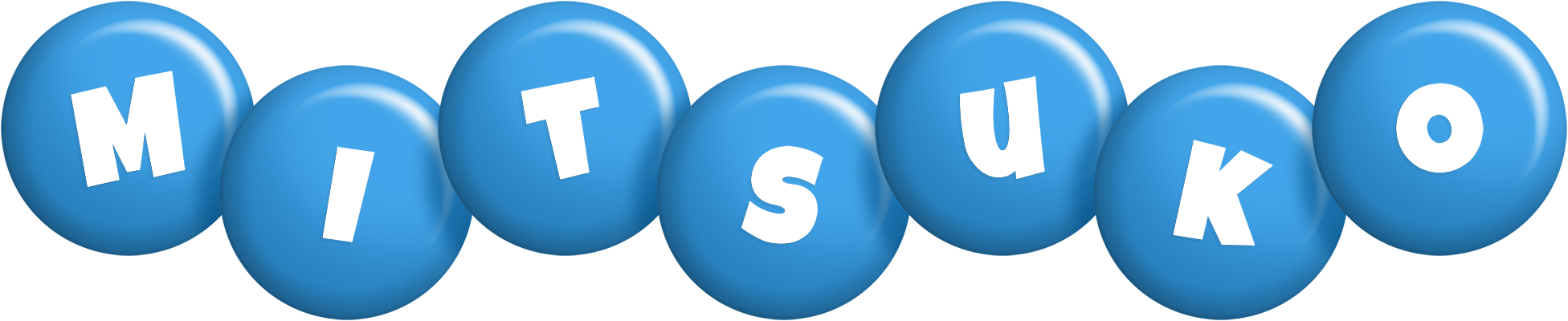Mitsuko candy-blue logo