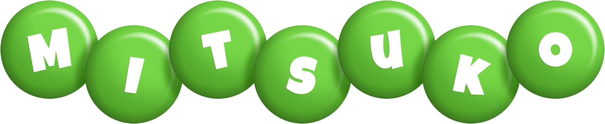 Mitsuko candy-green logo