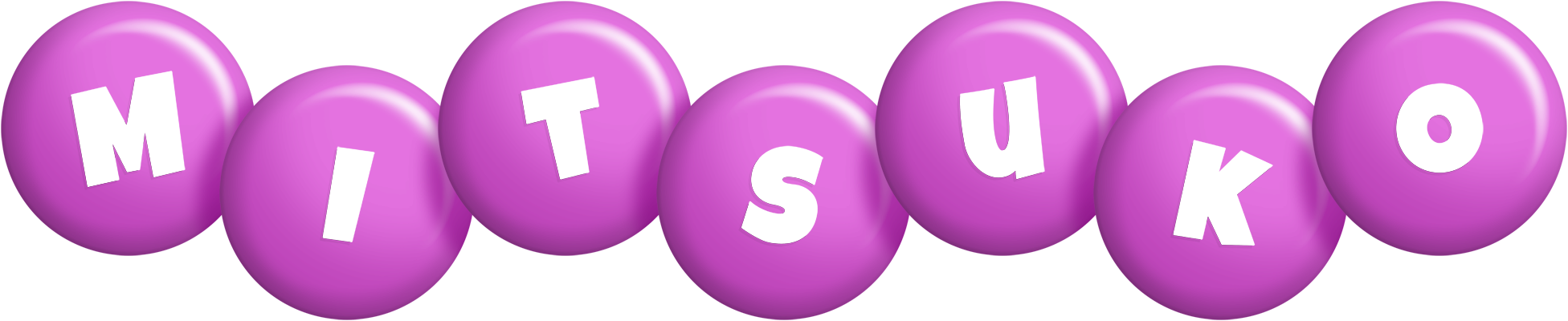 Mitsuko candy-purple logo