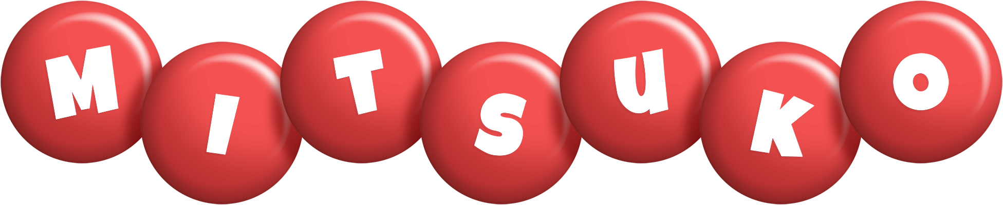 Mitsuko candy-red logo