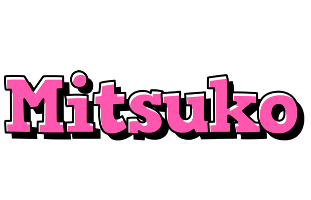Mitsuko girlish logo