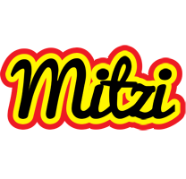 Mitzi flaming logo