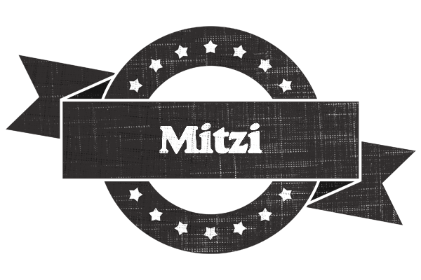 Mitzi grunge logo