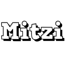 Mitzi snowing logo