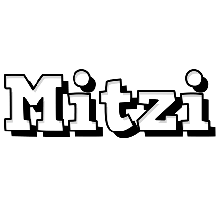 Mitzi snowing logo