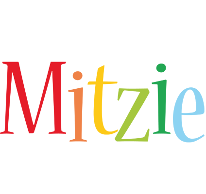 Mitzie birthday logo