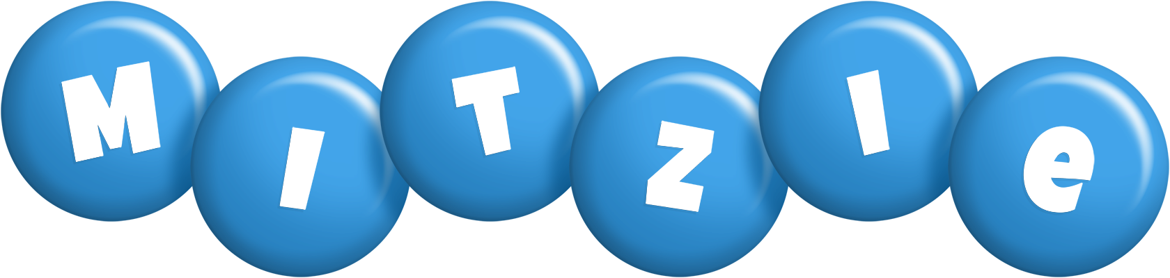 Mitzie candy-blue logo