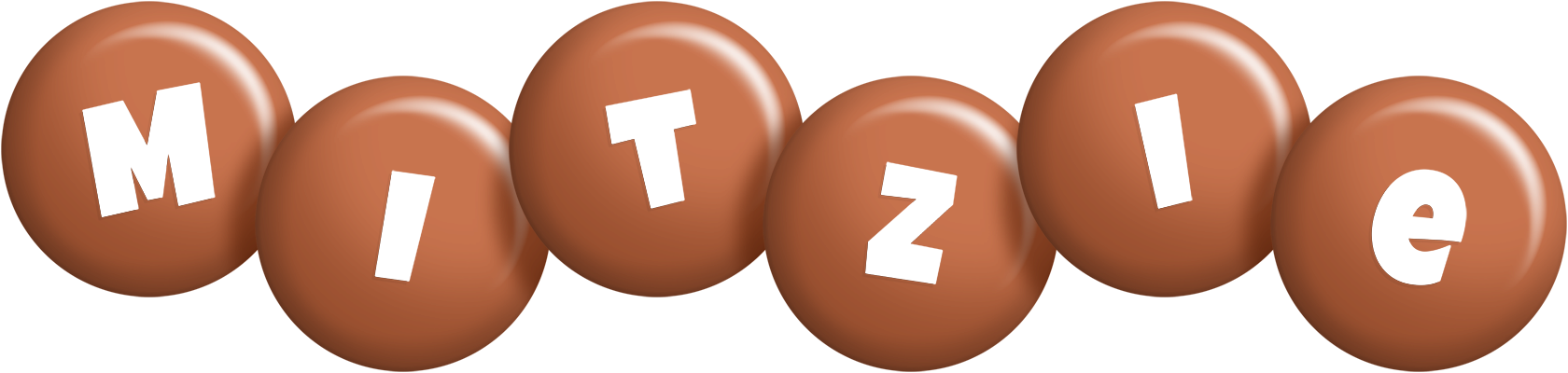 Mitzie candy-brown logo