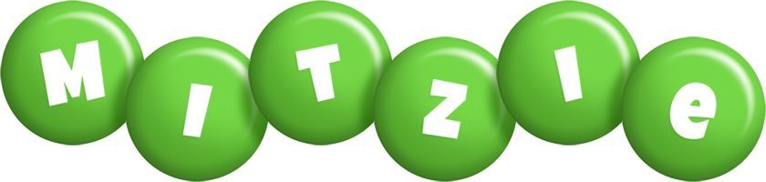 Mitzie candy-green logo