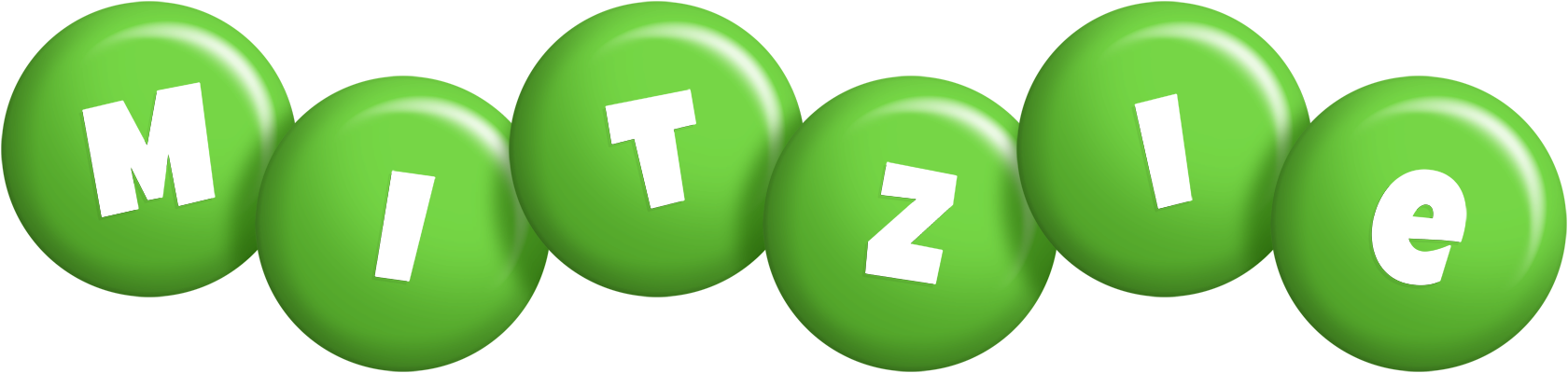 Mitzie candy-green logo