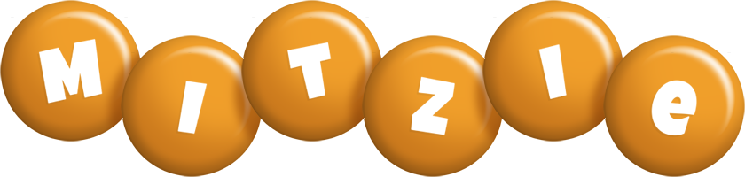Mitzie candy-orange logo