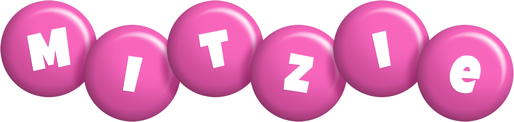 Mitzie candy-pink logo
