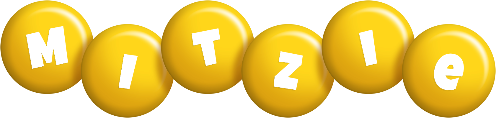 Mitzie candy-yellow logo
