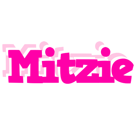 Mitzie dancing logo