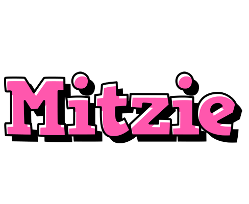 Mitzie girlish logo