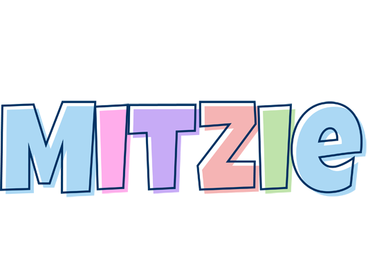 Mitzie pastel logo
