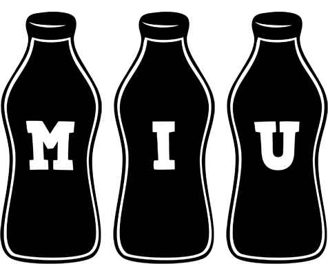Miu bottle logo