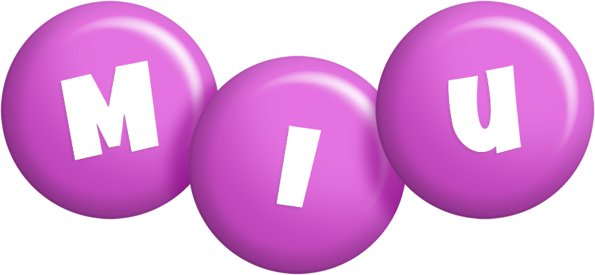 Miu candy-purple logo