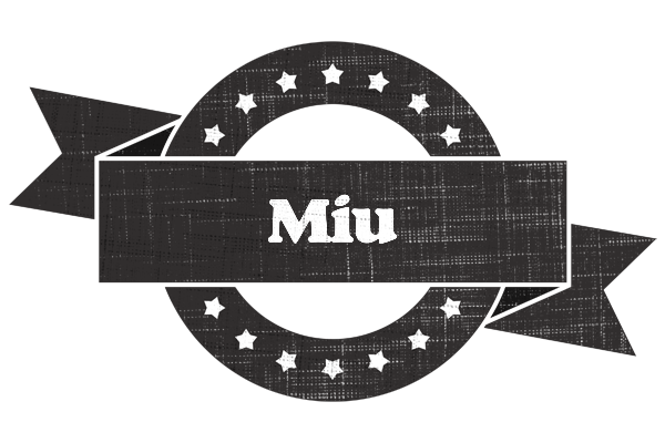 Miu grunge logo