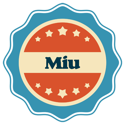 Miu labels logo