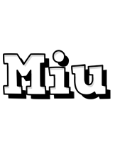 Miu snowing logo