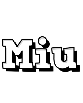 Miu snowing logo