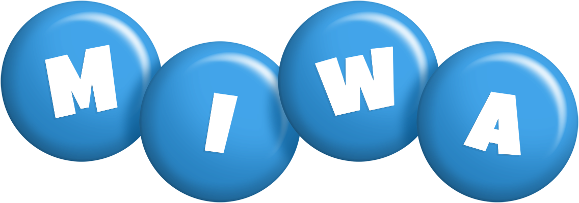 Miwa candy-blue logo