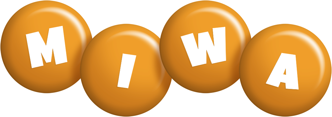 Miwa candy-orange logo