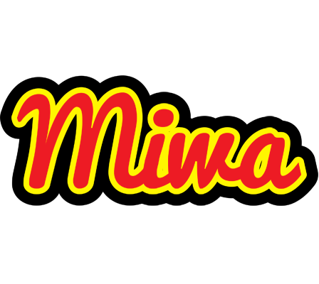 Miwa fireman logo