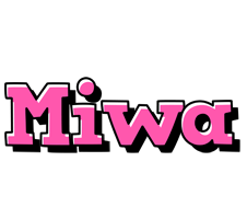 Miwa girlish logo