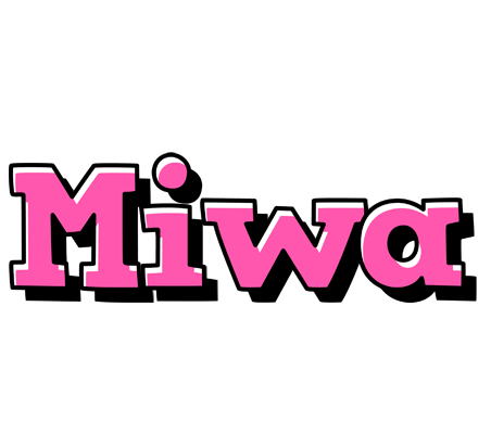 Miwa girlish logo