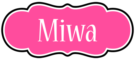 Miwa invitation logo