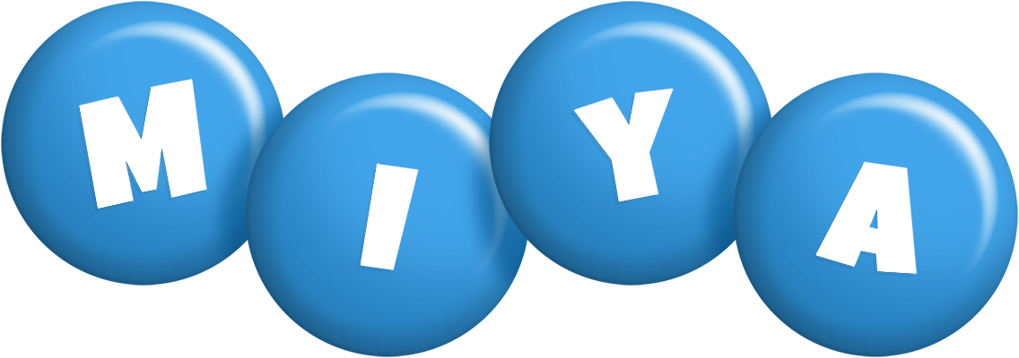 Miya candy-blue logo