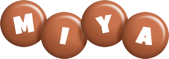 Miya candy-brown logo