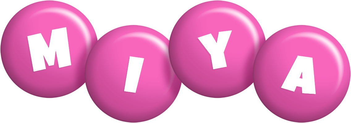 Miya candy-pink logo